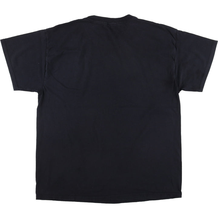 POLO G Pologie Wrap T-shirt Wrap T Men's L size cotton black type Vintage Second Hand