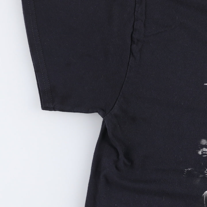 POLO G Pologie Wrap T-shirt Wrap T Men's L size cotton black type Vintage Second Hand
