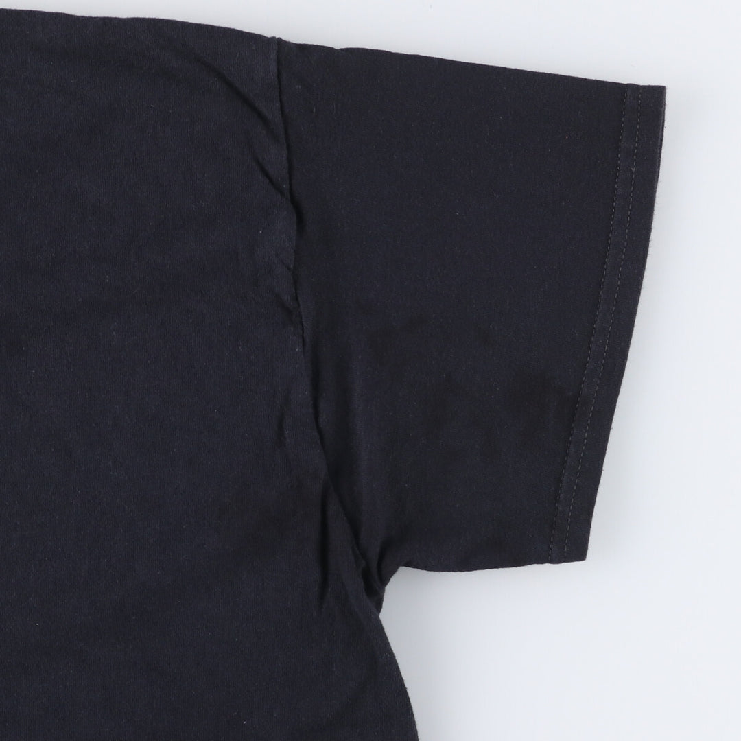 POLO G Pologie Wrap T-shirt Wrap T Men's L size cotton black type Vintage Second Hand