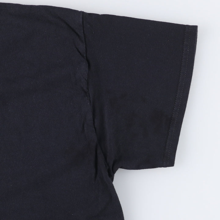 POLO G Pologie Wrap T-shirt Wrap T Men's L size cotton black type Vintage Second Hand
