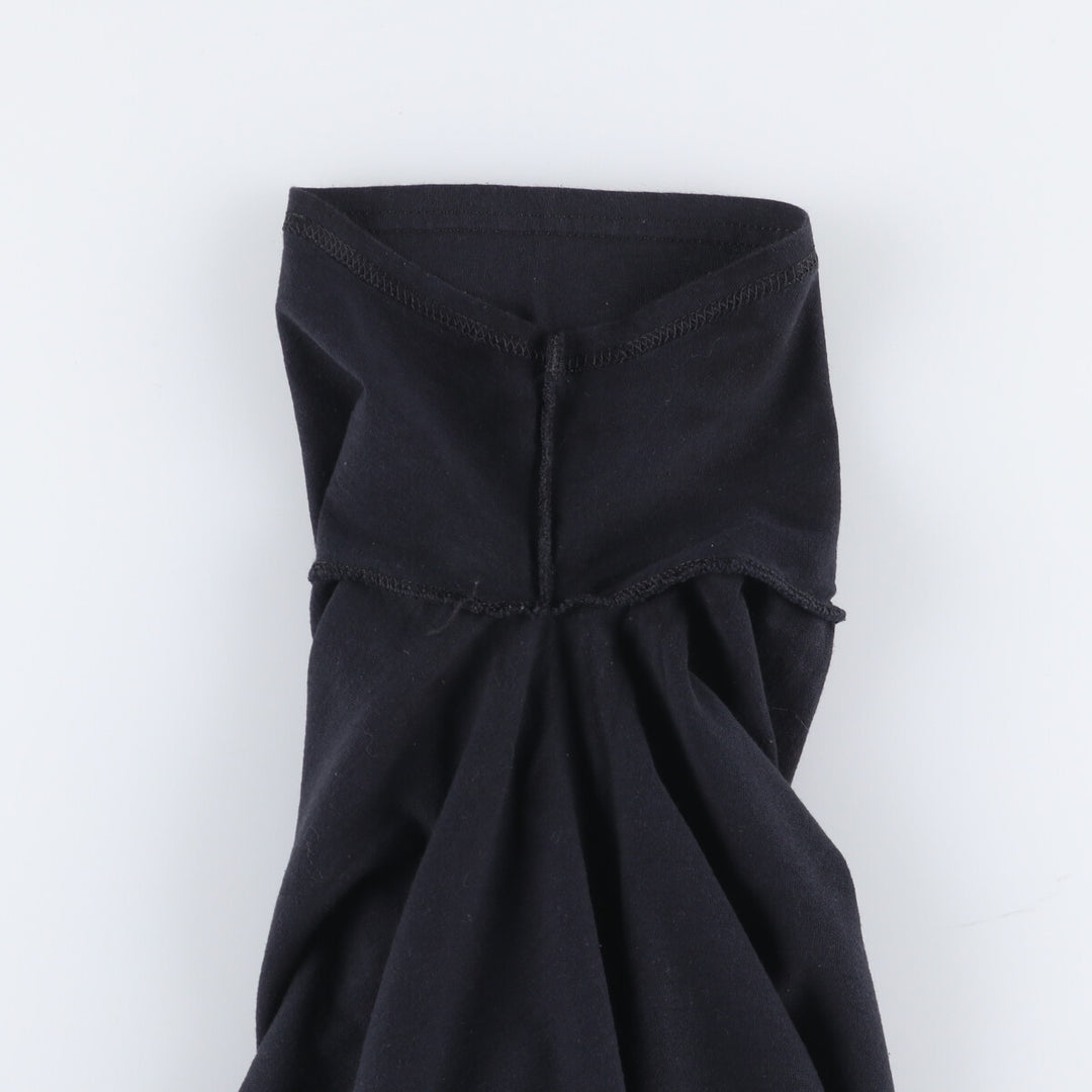 POLO G Pologie Wrap T-shirt Wrap T Men's L size cotton black type Vintage Second Hand
