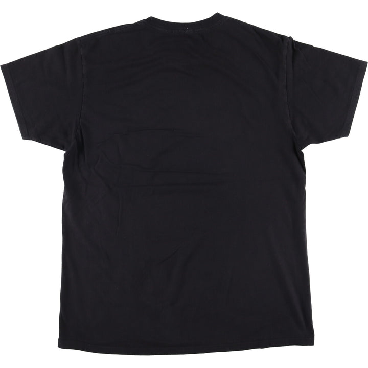 METALLICA Metallica Band T-shirt Band T Men's L size cotton black type Vintage Second Hand