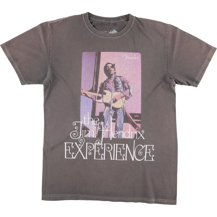 JIMI HENDRIX Jimi Hendrix Band T-shirt Band T Men's S size cotton gray type Vintage Second Hand