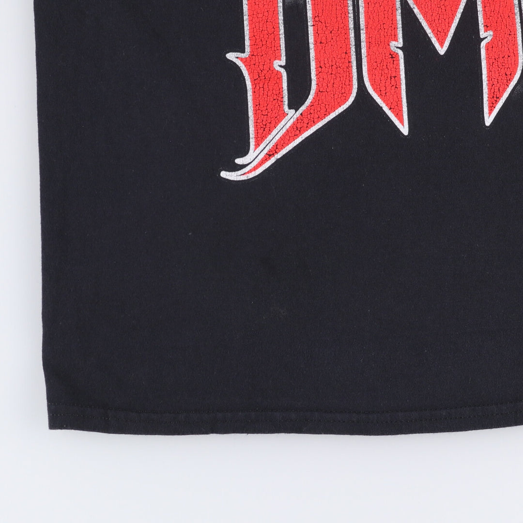 DMX Rap T-shirt, Men's L size cotton black type Vintage Second Hand