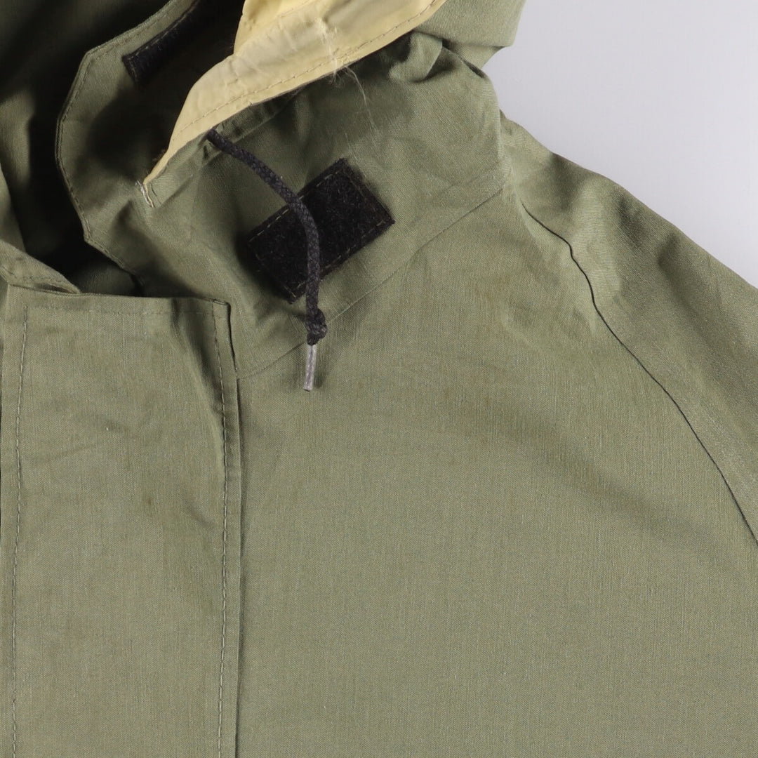 80'S Orvis Helly Hansen Gore-Tex Mountain Parka Shell Jacket Made in USA Men's XL Vintage unclear Khaki type Vintage Second Hand