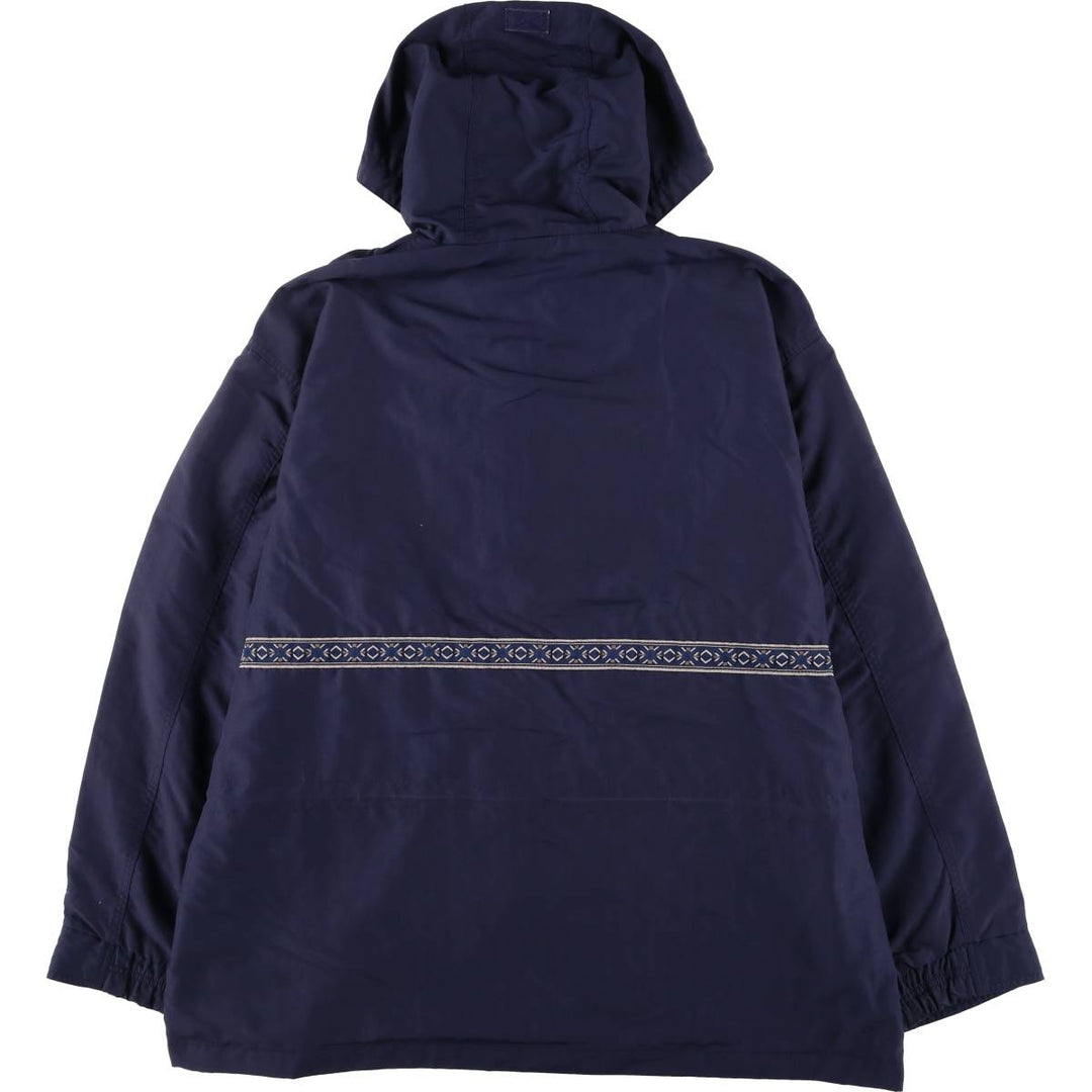 90'S EMS Eastern Mountain Sports Anorak Parka Men's Size L Vintage Nylon navy blue type Vintage Second Hand