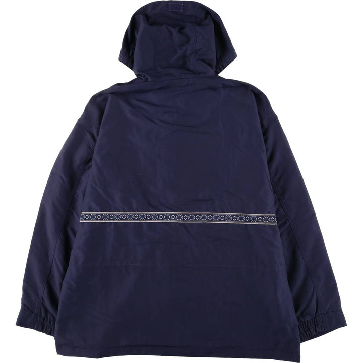90'S EMS Eastern Mountain Sports Anorak Parka Men's Size L Vintage Nylon navy blue type Vintage Second Hand