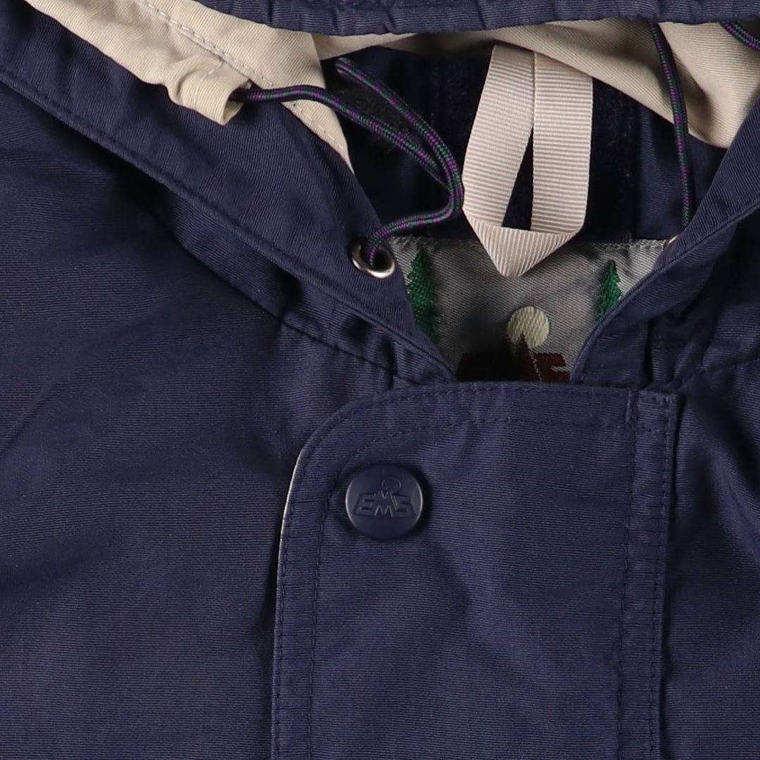 90'S EMS Eastern Mountain Sports Anorak Parka Men's Size L Vintage Nylon navy blue type Vintage Second Hand