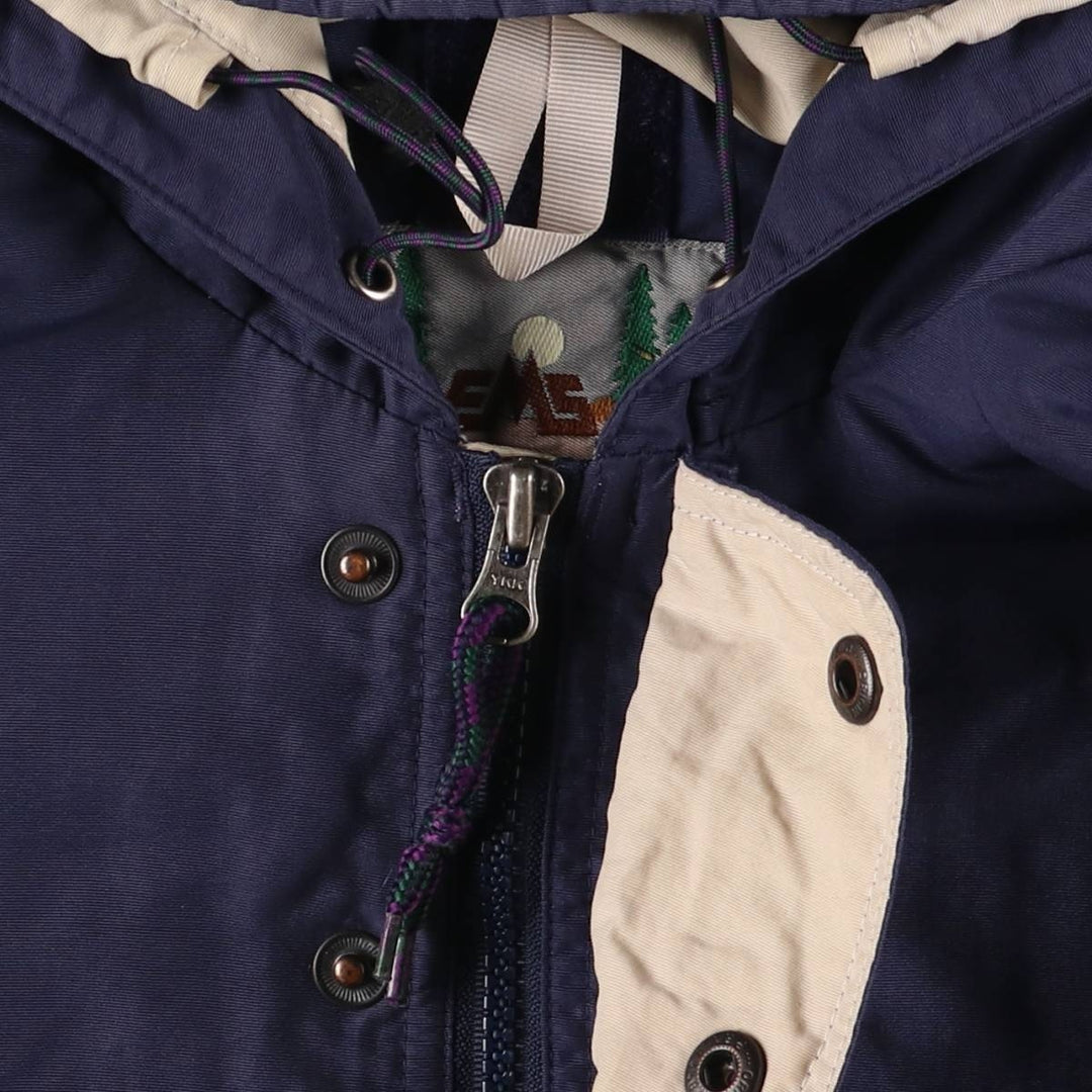 90'S EMS Eastern Mountain Sports Anorak Parka Men's Size L Vintage Nylon navy blue type Vintage Second Hand