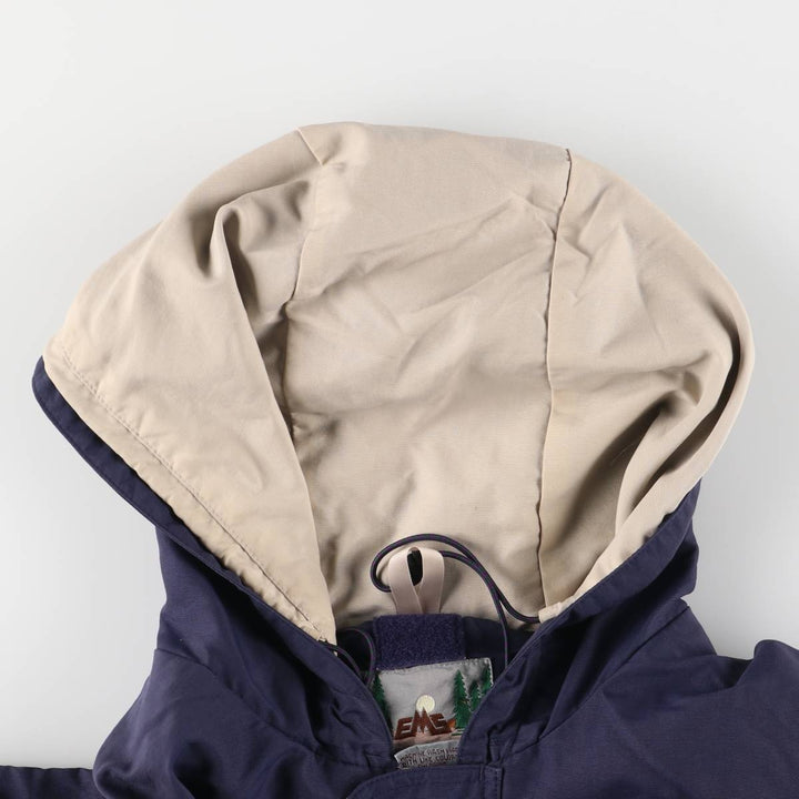 90'S EMS Eastern Mountain Sports Anorak Parka Men's Size L Vintage Nylon navy blue type Vintage Second Hand