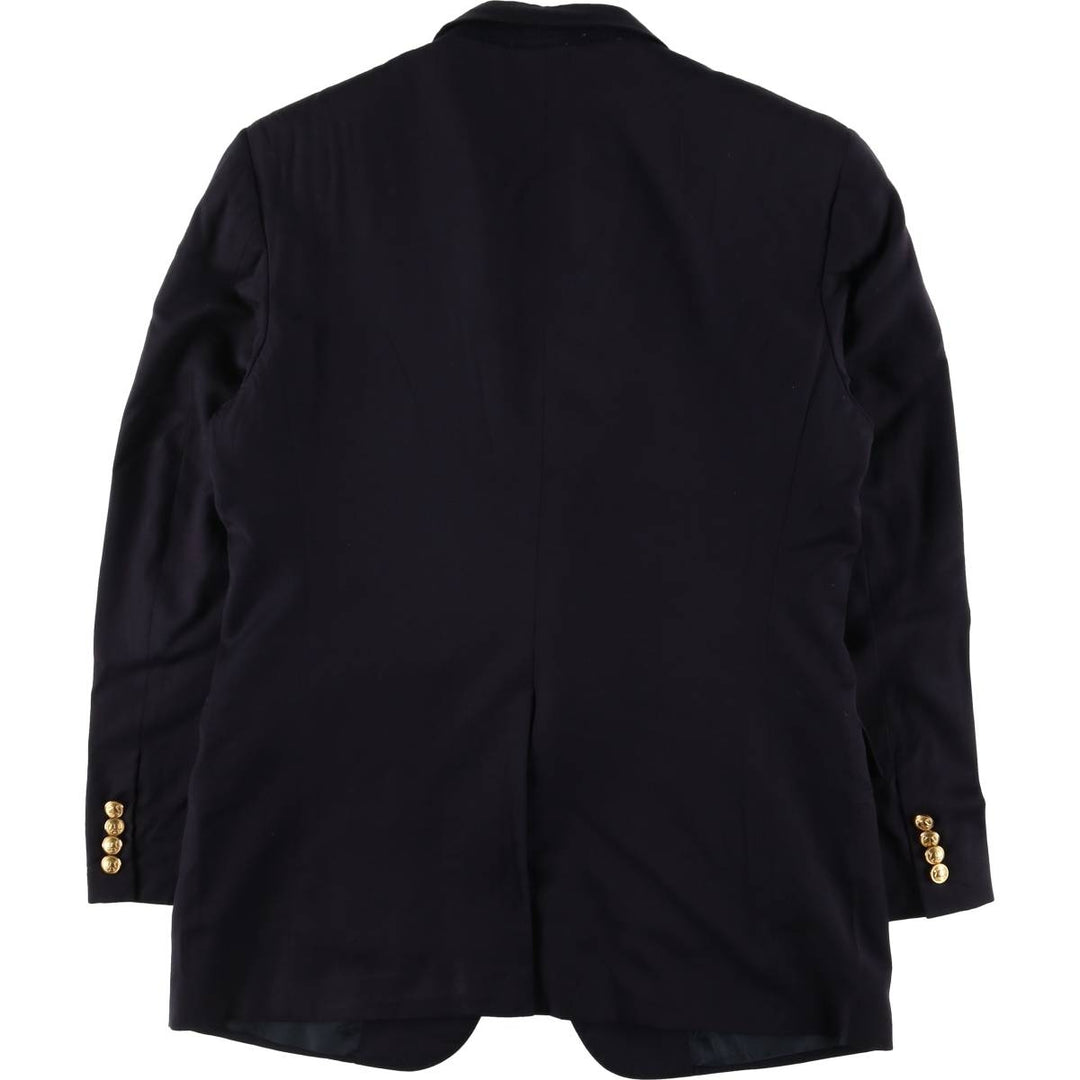 90'S Polo by Ralph Lauren Navy blazer, tailored jacket, made in USA, men's size M, vintage unknown navy blue type Vintage Second Hand