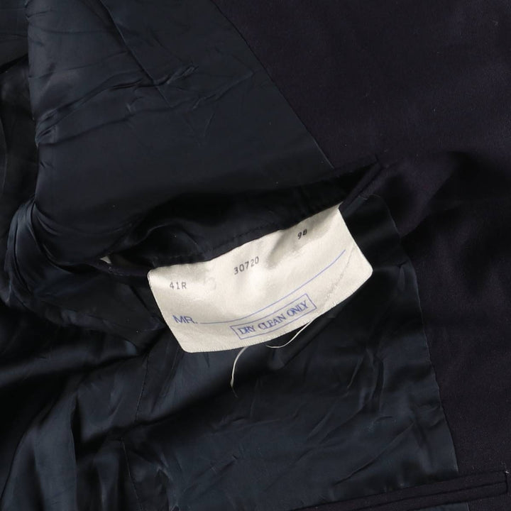 90'S Polo by Ralph Lauren Navy blazer, tailored jacket, made in USA, men's size M, vintage unknown navy blue type Vintage Second Hand
