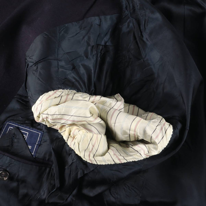 90'S Polo by Ralph Lauren Navy blazer, tailored jacket, made in USA, men's size M, vintage unknown navy blue type Vintage Second Hand