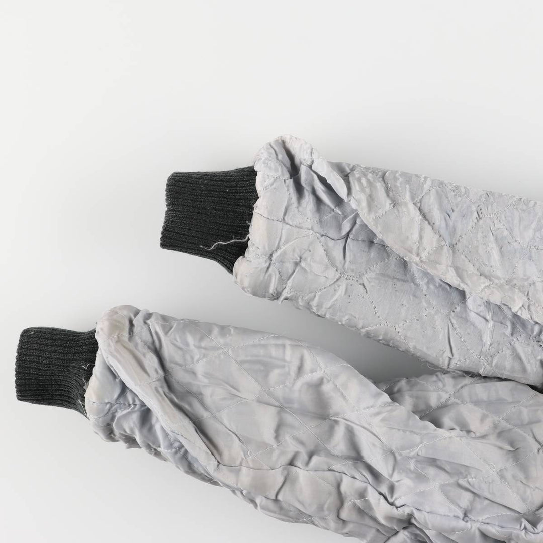 A-2 type padded leather flight jacket, men's size S genuine leather black type Vintage Second Hand