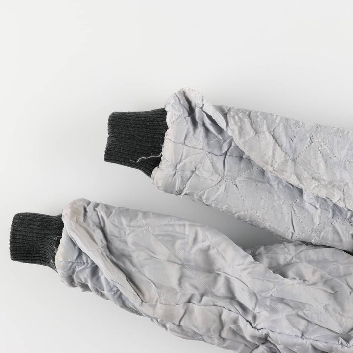 A-2 type padded leather flight jacket, men's size S genuine leather black type Vintage Second Hand