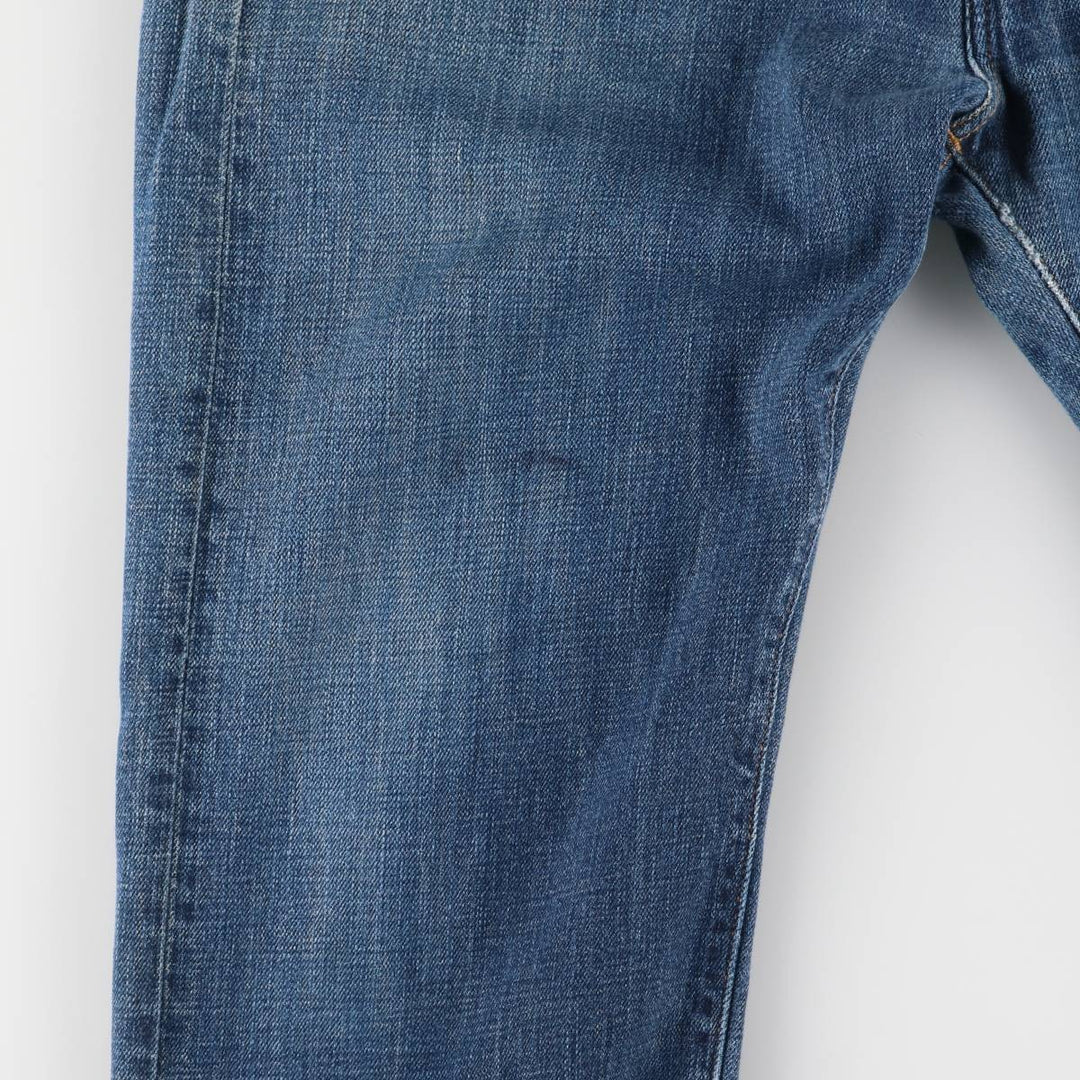 Levi's 501 ORIGINAL STRAIGHT LEG BUTTON FLY straight denim pants for men, equivalent to w35 cotton blue type Vintage Second Hand