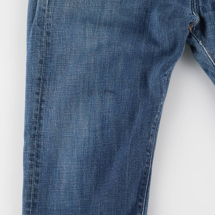 Levi's 501 ORIGINAL STRAIGHT LEG BUTTON FLY straight denim pants for men, equivalent to w35 cotton blue type Vintage Second Hand