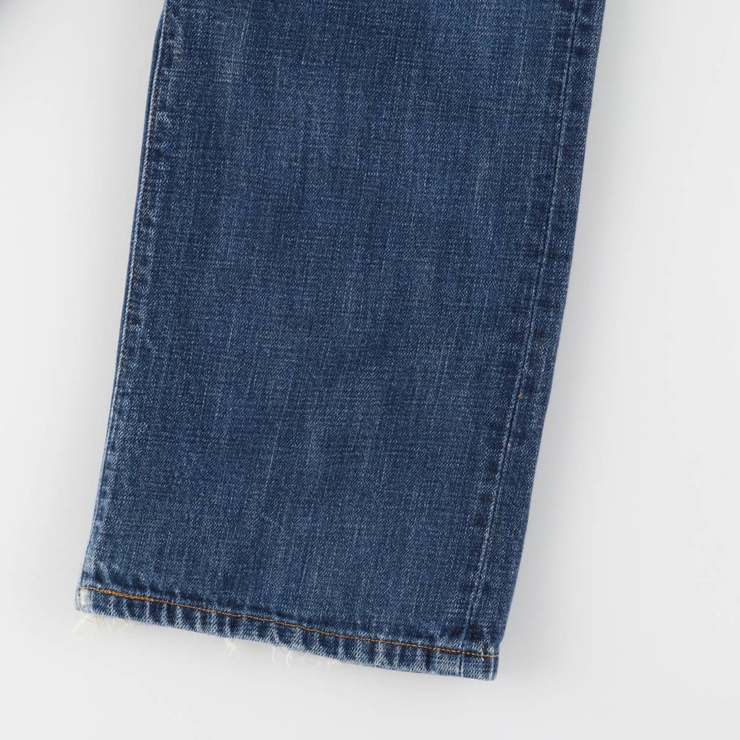 Levi's 501 ORIGINAL STRAIGHT LEG BUTTON FLY straight denim pants for men, equivalent to w35 cotton blue type Vintage Second Hand