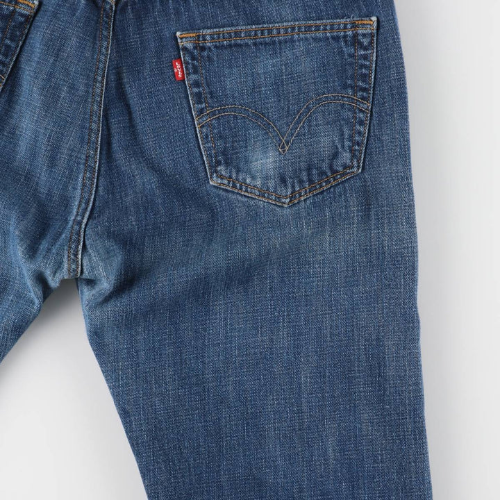 Levi's 501 ORIGINAL STRAIGHT LEG BUTTON FLY straight denim pants for men, equivalent to w35 cotton blue type Vintage Second Hand