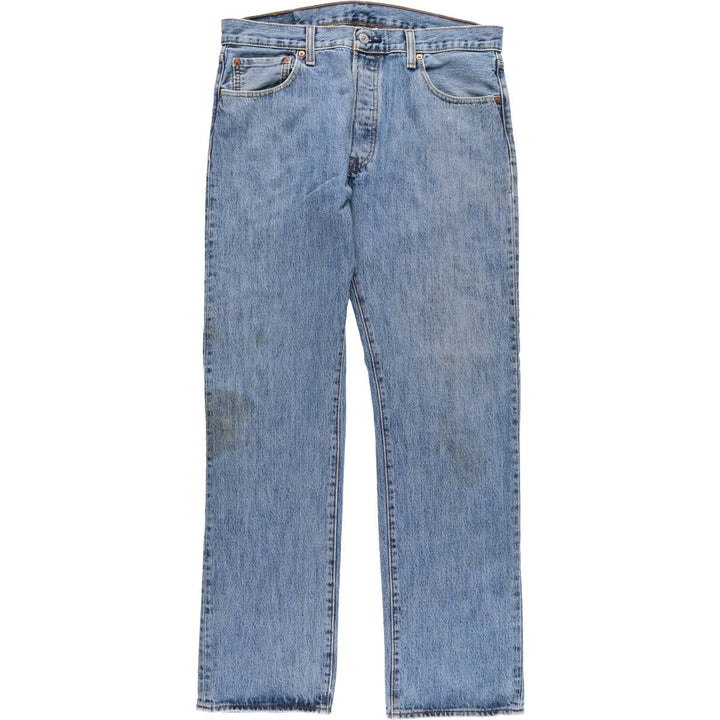 Levi's 501 straight denim pants for men, size W35 unclear blue type Vintage Second Hand