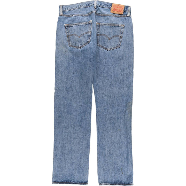 Levi's 501 straight denim pants for men, size W35 unclear blue type Vintage Second Hand