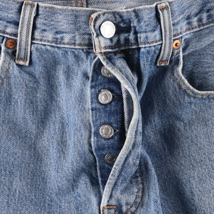 Levi's 501 straight denim pants for men, size W35 unclear blue type Vintage Second Hand