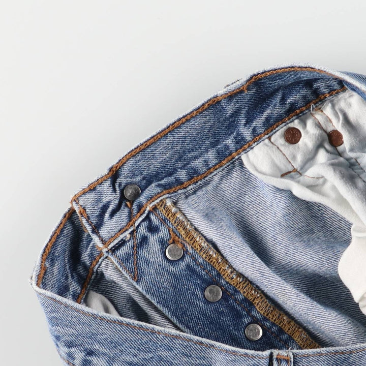 Levi's 501 straight denim pants for men, size W35 unclear blue type Vintage Second Hand