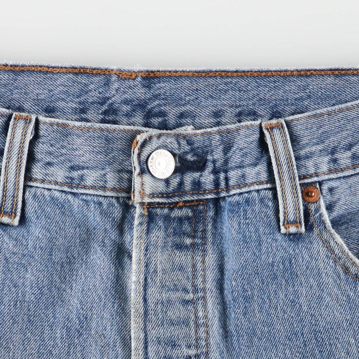 Levi's 501 straight denim pants for men, size W35 unclear blue type Vintage Second Hand