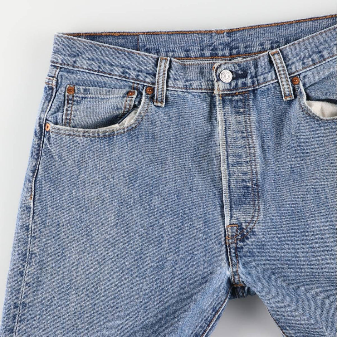 Levi's 501 straight denim pants for men, size W35 unclear blue type Vintage Second Hand