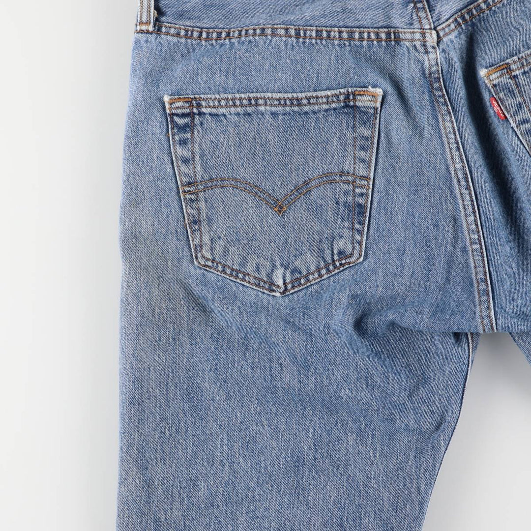 Levi's 501 straight denim pants for men, size W35 unclear blue type Vintage Second Hand