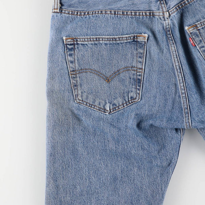 Levi's 501 straight denim pants for men, size W35 unclear blue type Vintage Second Hand