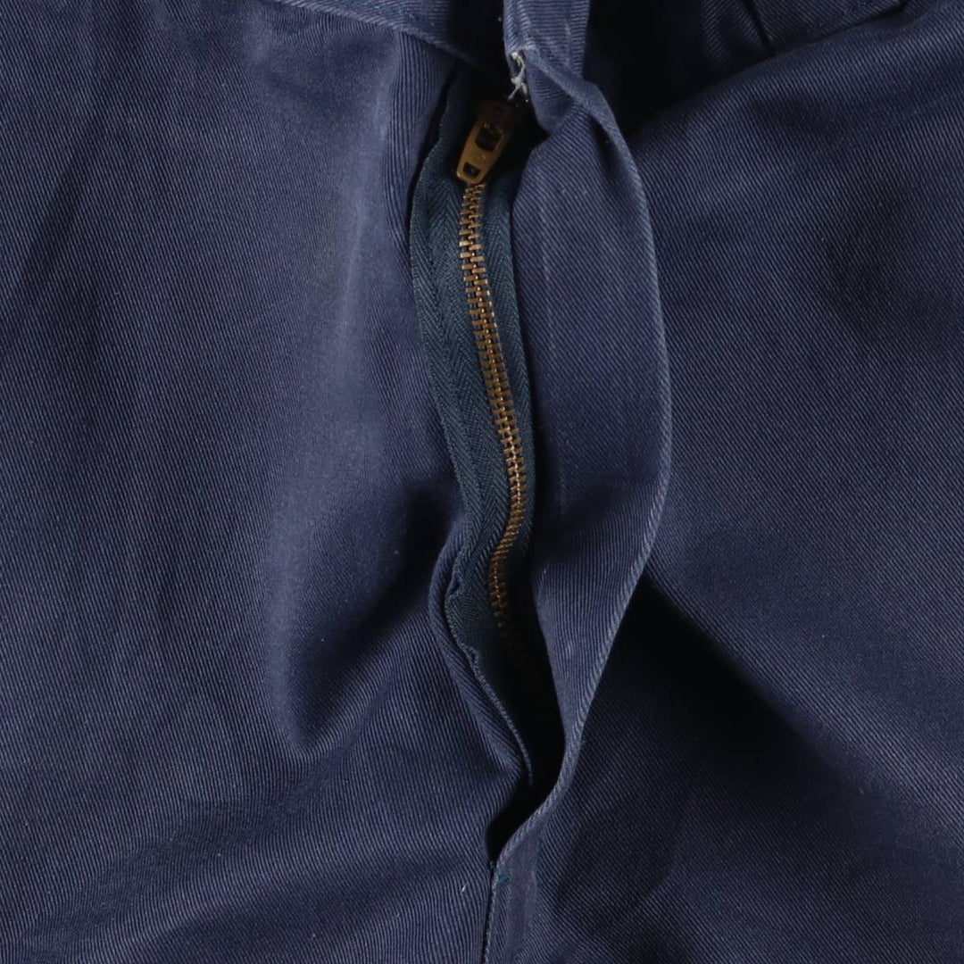 Dickies Loose Fit Work Shorts, Half Pants, Men's, W36 equivalent polyester navy blue type Vintage Second Hand