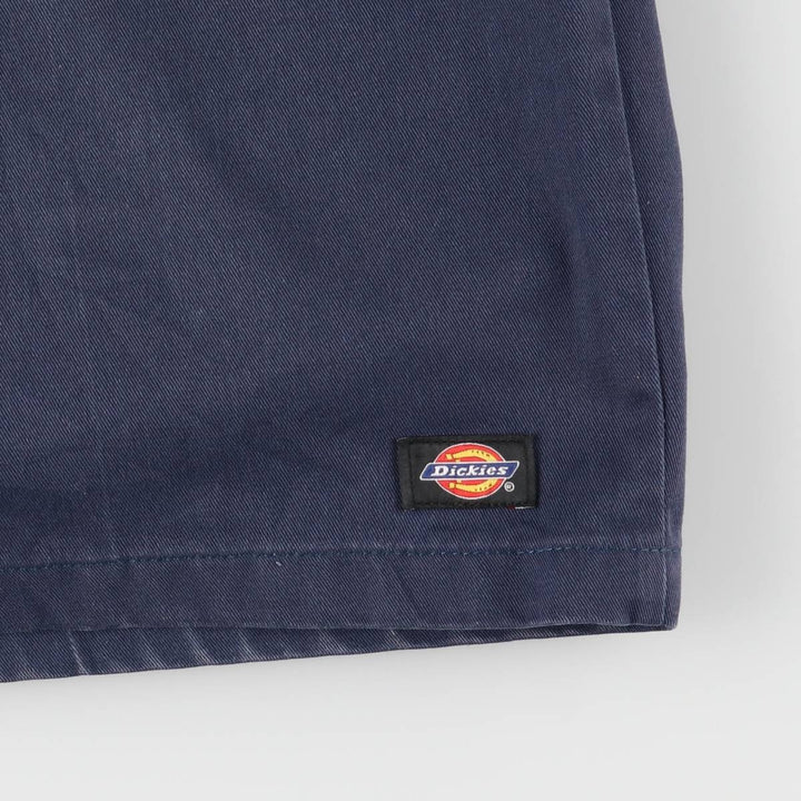 Dickies Loose Fit Work Shorts, Half Pants, Men's, W36 equivalent polyester navy blue type Vintage Second Hand