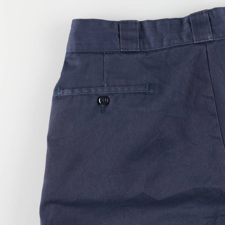 Dickies Loose Fit Work Shorts, Half Pants, Men's, W36 equivalent polyester navy blue type Vintage Second Hand