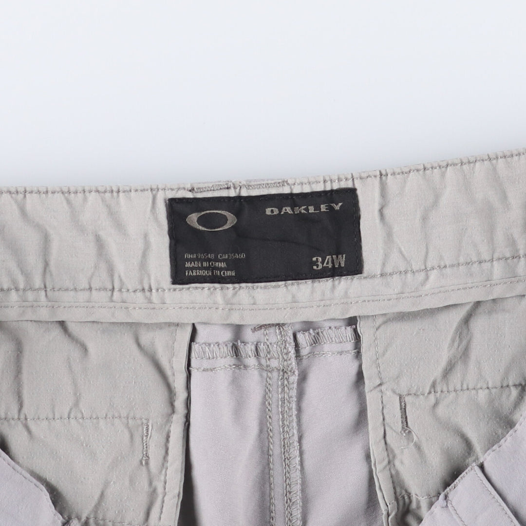 Oakley Softshell Shorts, Half Pants, Men's, W34 equivalent unclear gray type Vintage Second Hand
