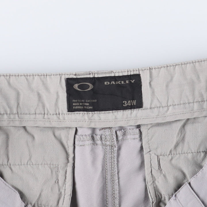 Oakley Softshell Shorts, Half Pants, Men's, W34 equivalent unclear gray type Vintage Second Hand
