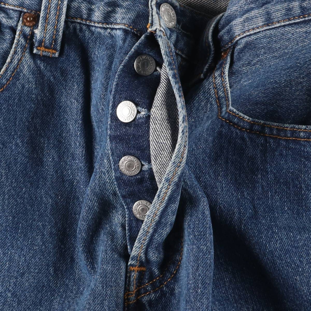 Levi's 501 straight denim pants for men, size W34 cotton blue type Vintage Second Hand