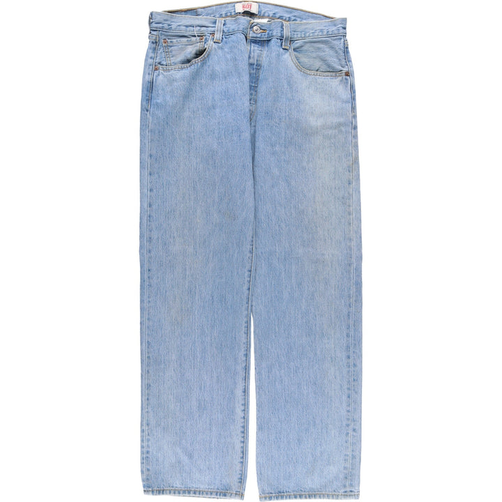 Levi's 501 straight denim pants for men, size W36 cotton Blue type light blue Vintage Second Hand