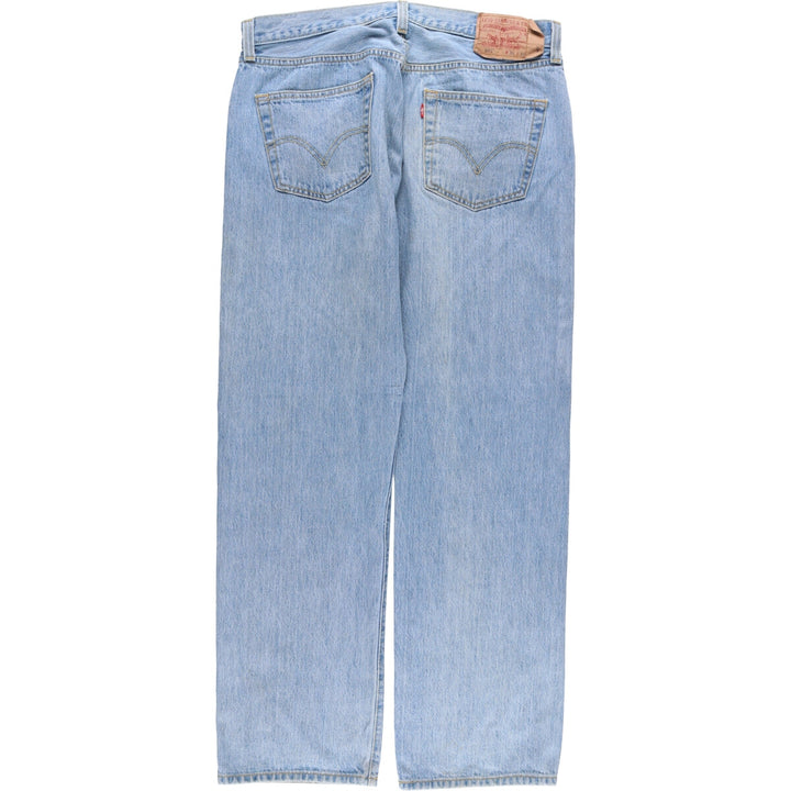 Levi's 501 straight denim pants for men, size W36 cotton Blue type light blue Vintage Second Hand