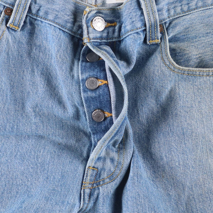 Levi's 501 straight denim pants for men, size W36 cotton Blue type light blue Vintage Second Hand