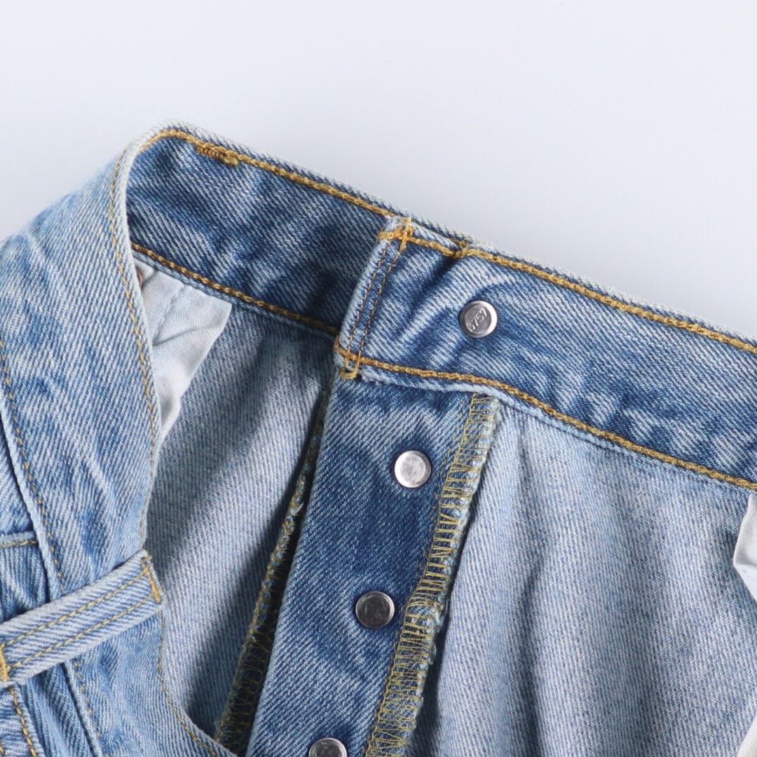 Levi's 501 straight denim pants for men, size W36 cotton Blue type light blue Vintage Second Hand