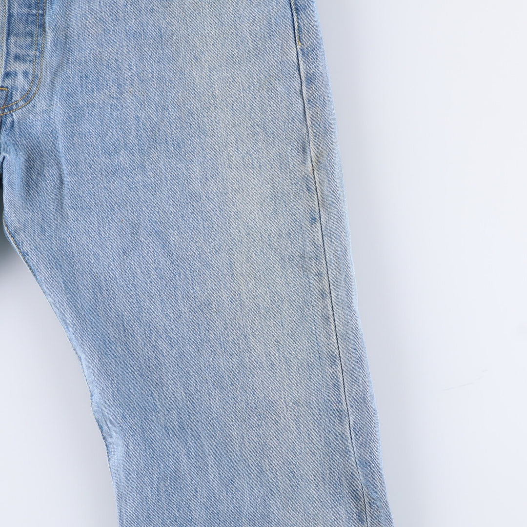 Levi's 501 straight denim pants for men, size W36 cotton Blue type light blue Vintage Second Hand
