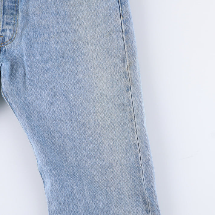 Levi's 501 straight denim pants for men, size W36 cotton Blue type light blue Vintage Second Hand