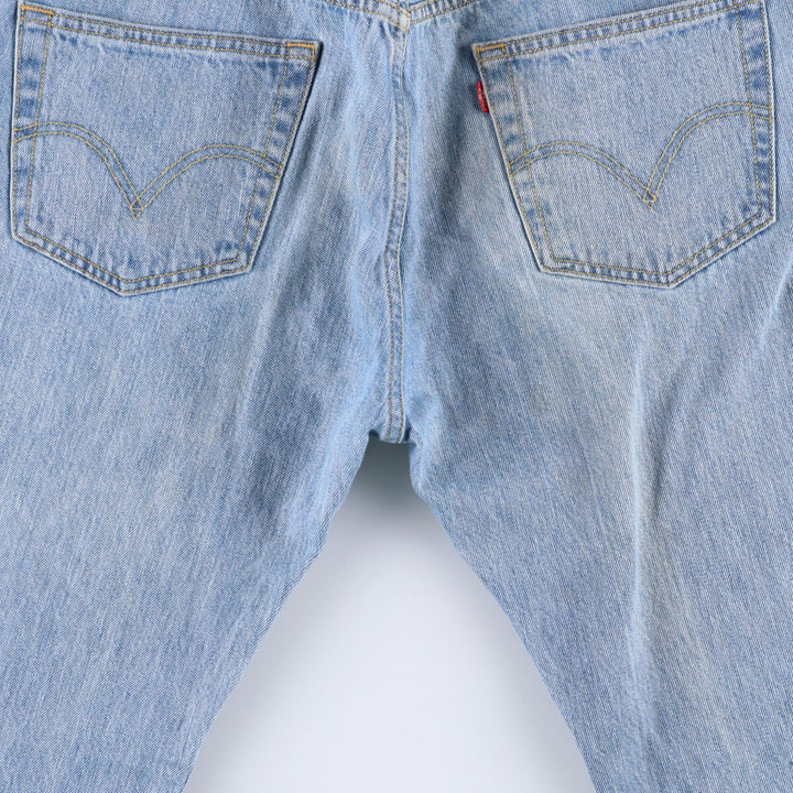 Levi's 501 straight denim pants for men, size W36 cotton Blue type light blue Vintage Second Hand