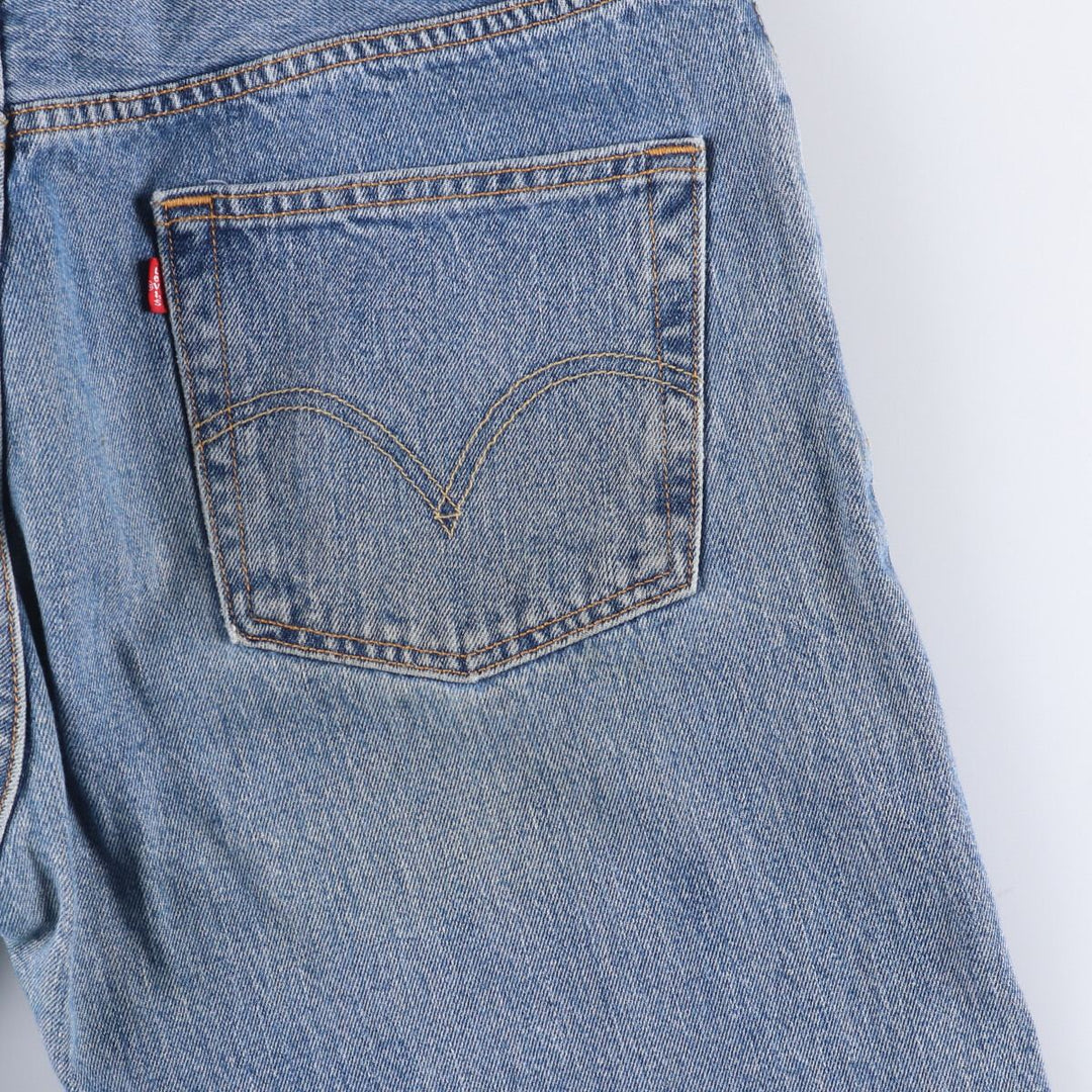 Levi's 501 straight denim pants for men, size W37 cotton blue type Vintage Second Hand