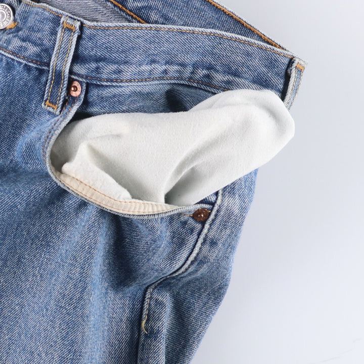 Levi's 501 straight denim pants for men, size W37 cotton blue type Vintage Second Hand