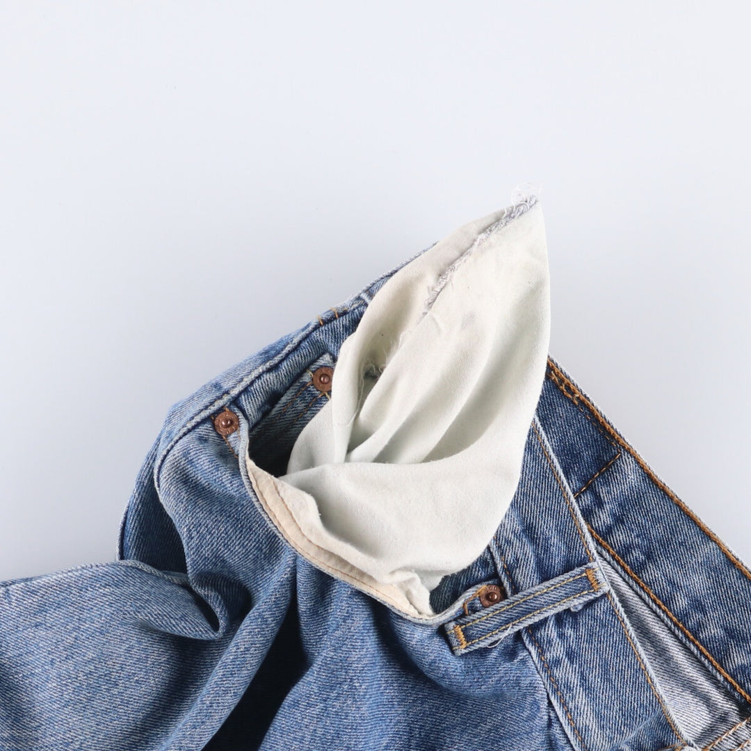 Levi's 501 straight denim pants for men, size W37 cotton blue type Vintage Second Hand