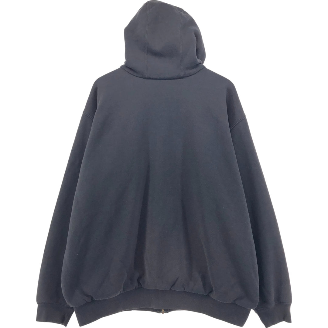 Carhartt Thermal Liner Sweat Full Zip Hoodie Men's XL cotton black type Vintage Second Hand