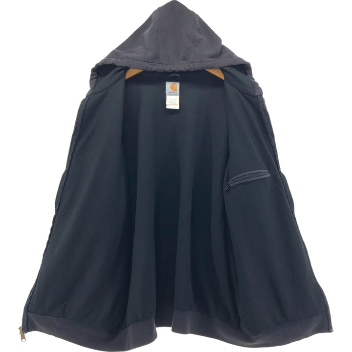 Carhartt Thermal Liner Sweat Full Zip Hoodie Men's XL cotton black type Vintage Second Hand