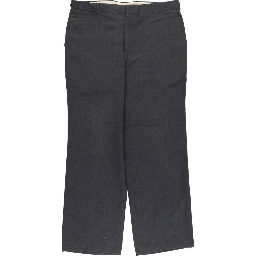 JOHN ALEXANDER slacks wide pants made in USA men's w36 equivalent unclear gray type Vintage Second Hand